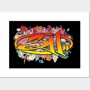 311 Flowers Front & Back Posters and Art